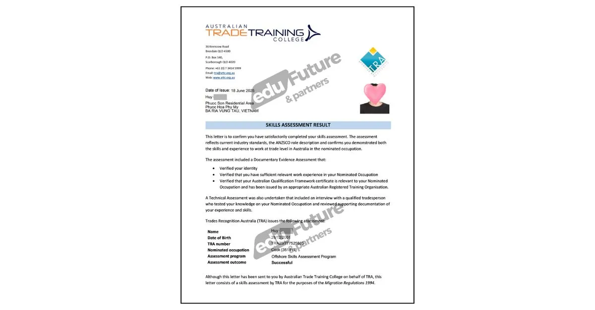 Khách hàng thi Skills Assessment thành công