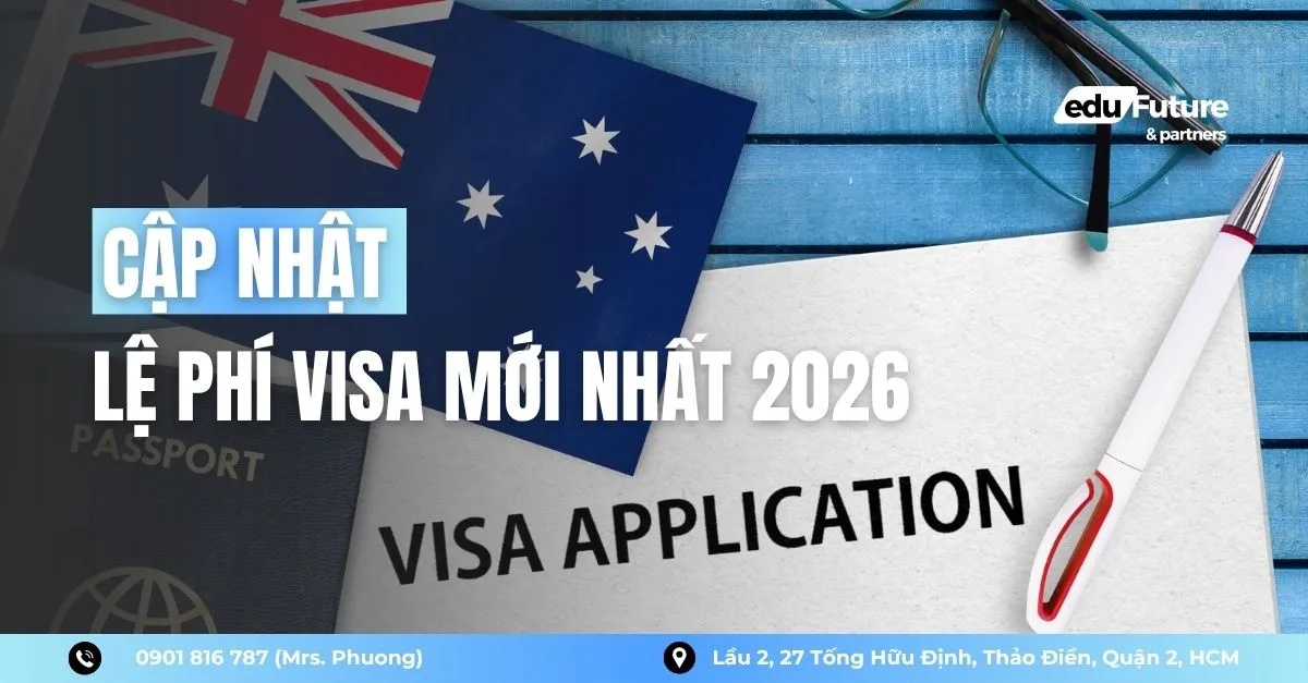 lệ phí xin visa úc định cư 2026