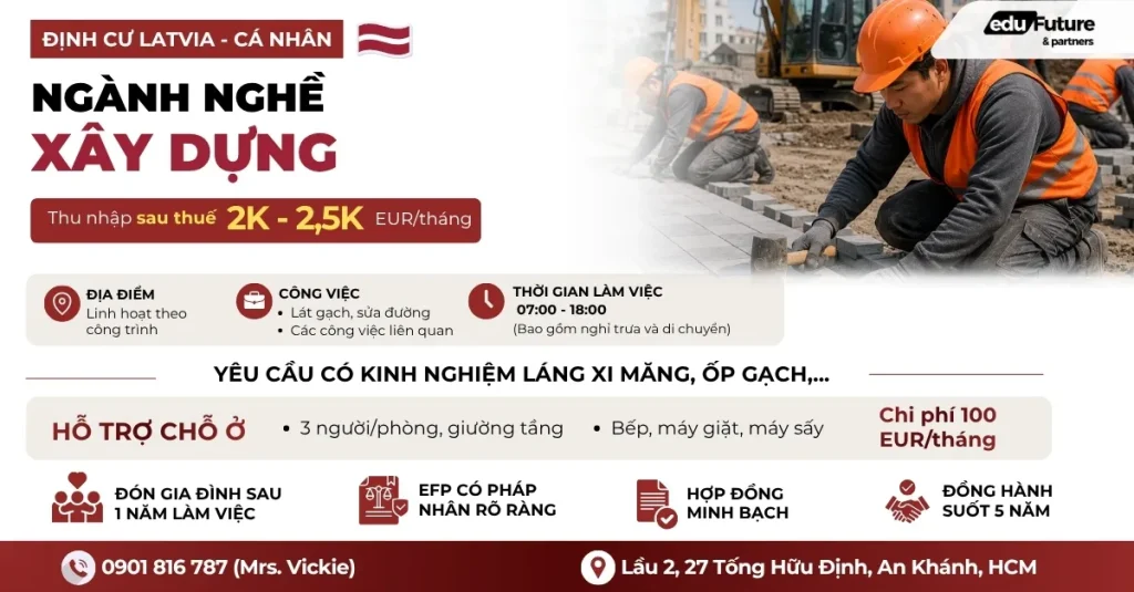 Việc Làm Ngành Xây Dựng Tại Latvia