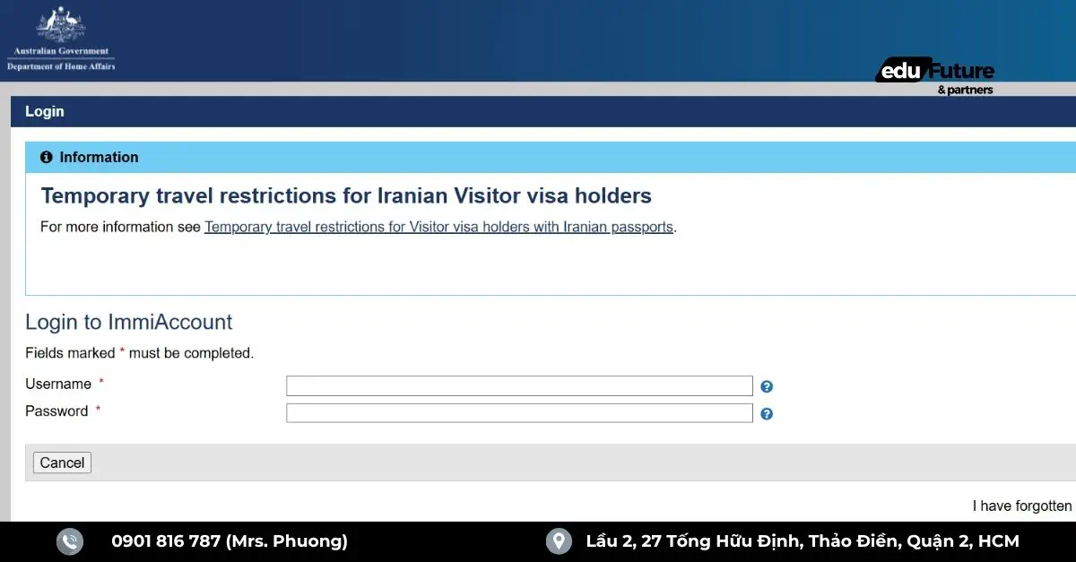 Cách kiểm tra tình trạng hồ sơ visa Úc