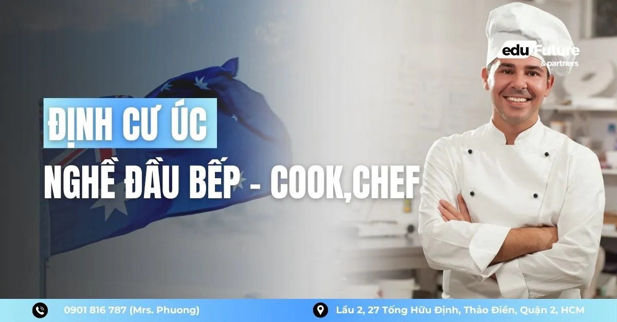 định cư úc nghề đầu bếp