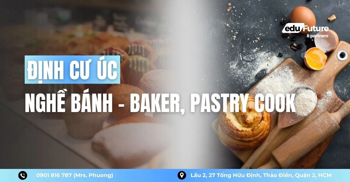 định cư úc nghề làm bánh