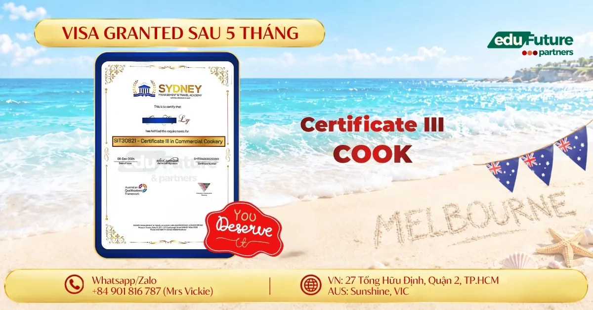 RPL Cook - Hoàn thành sau 4 tuần